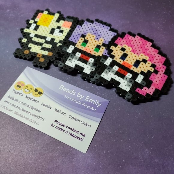 Meowth & Team Rocket Magnets - Pokemon Home Decor - Game Room - Kids Room - Picture 6 of 6